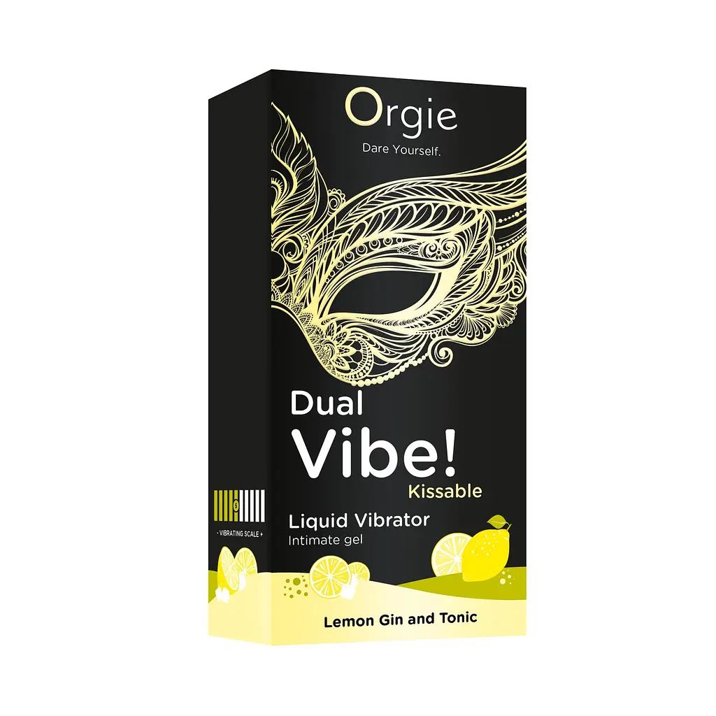 Рідкий вібратор Orgie Dual Vibe Lemon Gin Tonic - фото 4