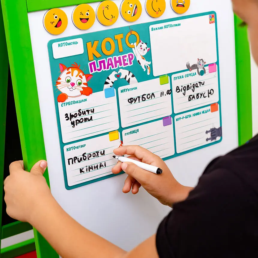 Магнитная доска "Кото-планер" Vladi Toys VT3601-25 Укр - фото 4