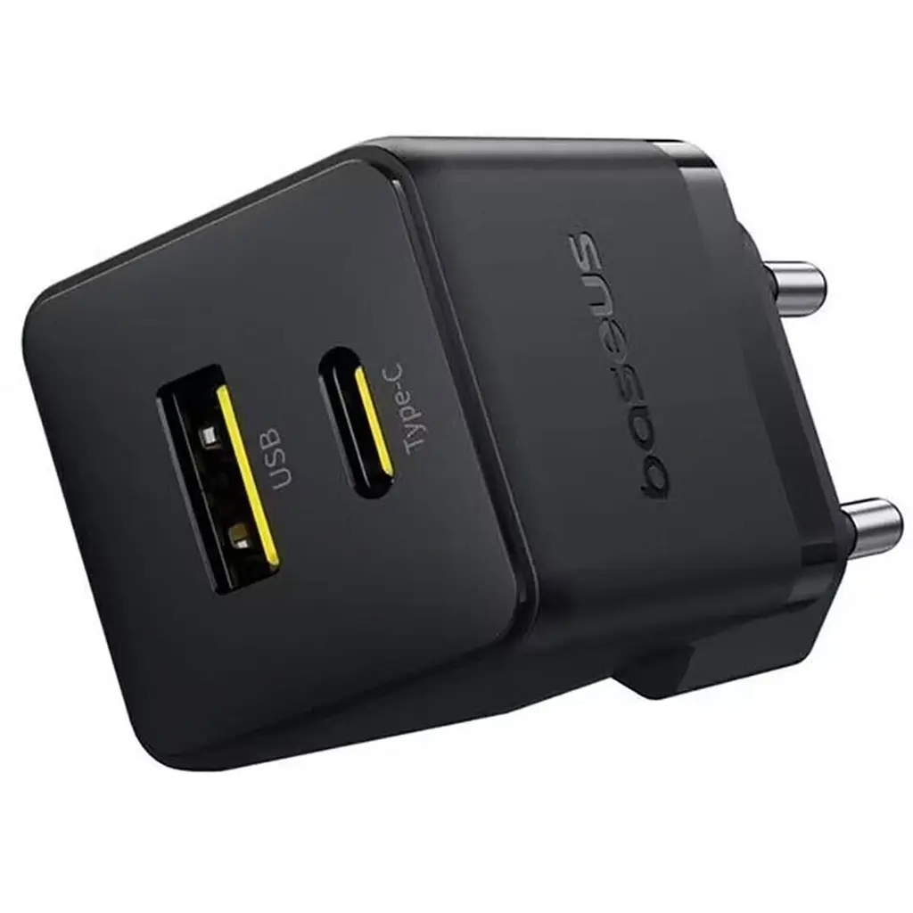 Зарядний пристрій Baseus Palm Fast Charger C+U 30W EU cluster black (P1011160A113-00) - фото 3