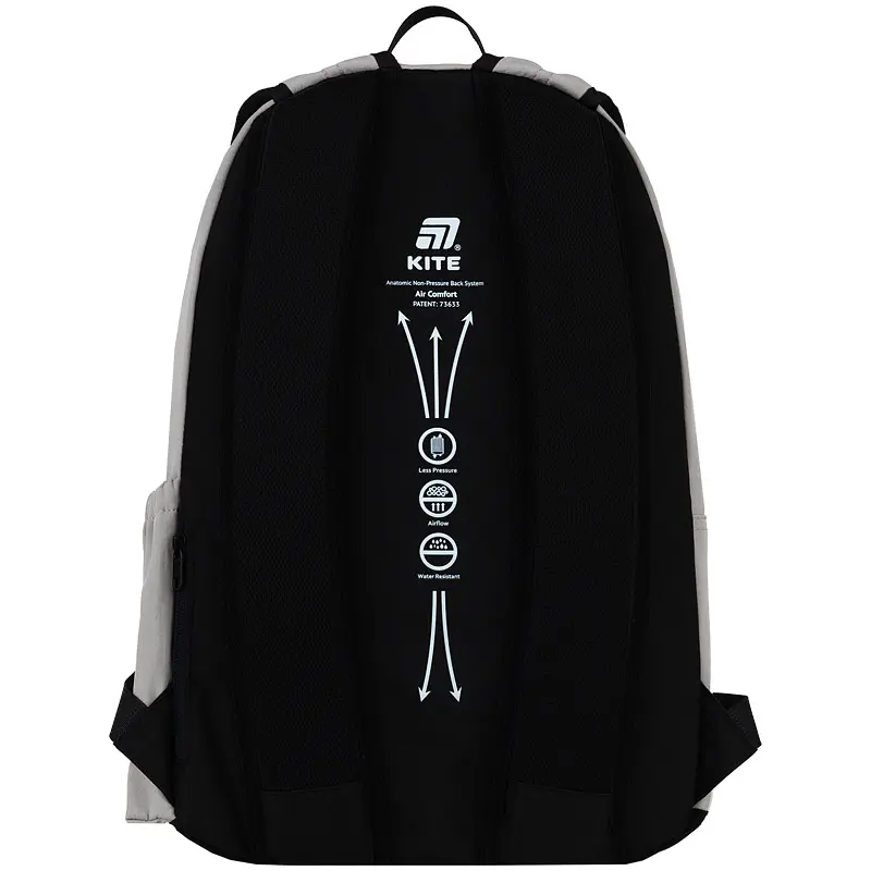 Рюкзак для старшої школи Kite Education teens 949L Romantic Minimalism Сірий (K26-949L-1) - фото 7