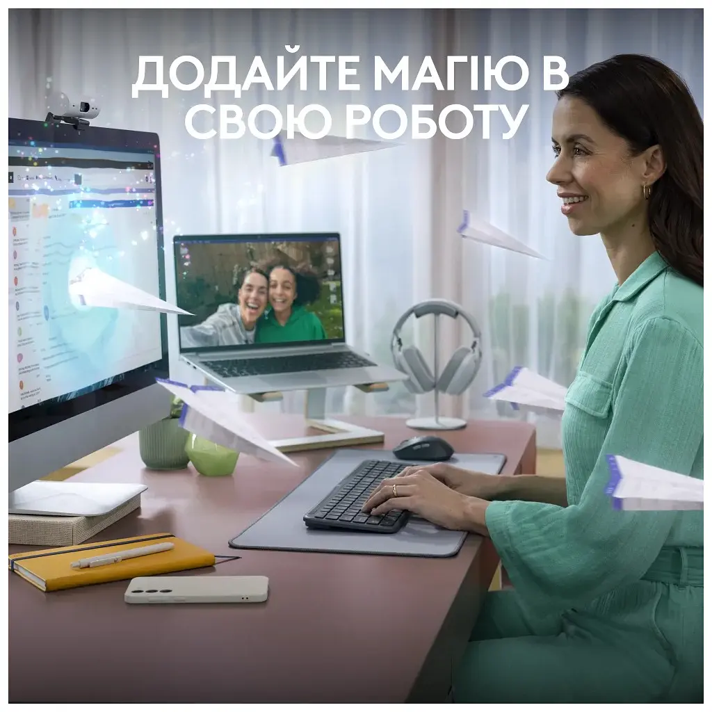 Комплект Logitech MK950 Bluetooth/Wireles UA Graphite (920-012490) - фото 7