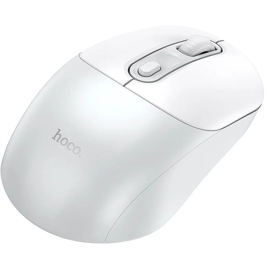 Бездротова миша Hoco GM28 2.4G Business Wireless Mouse White Grey - фото 3