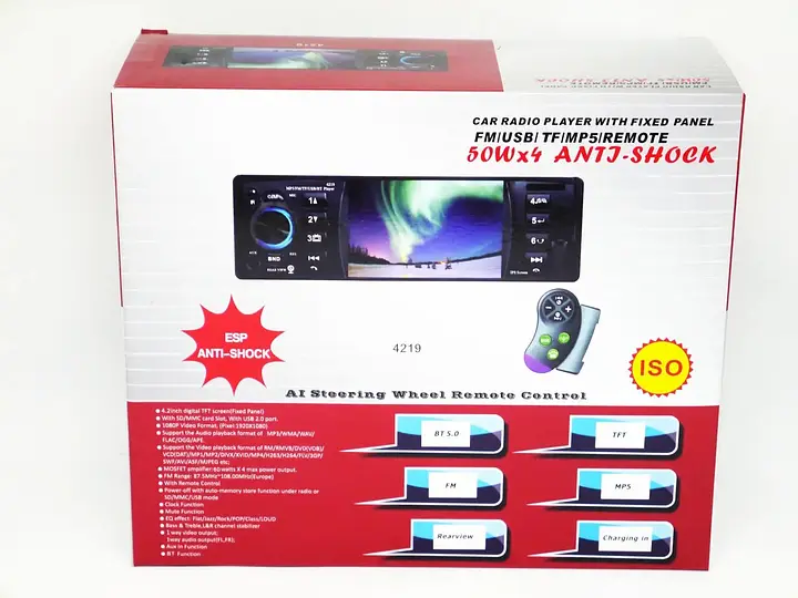 Автомагнитола MP5 4219 4.1 экран XPRO (42099-_967) - фото 9