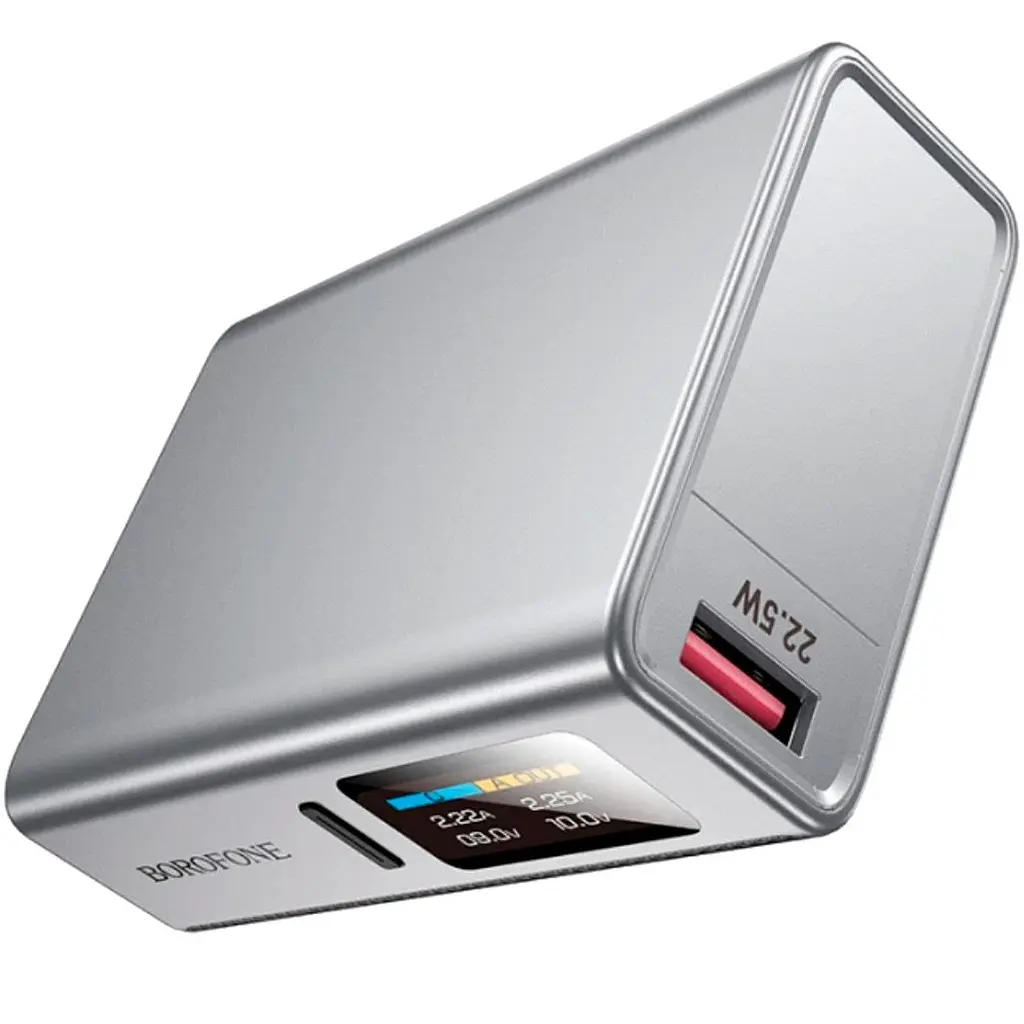 Внешний аккумулятор Borofone BJ72 Energy 10000mAh 22.5W Silver [132912] - фото 2