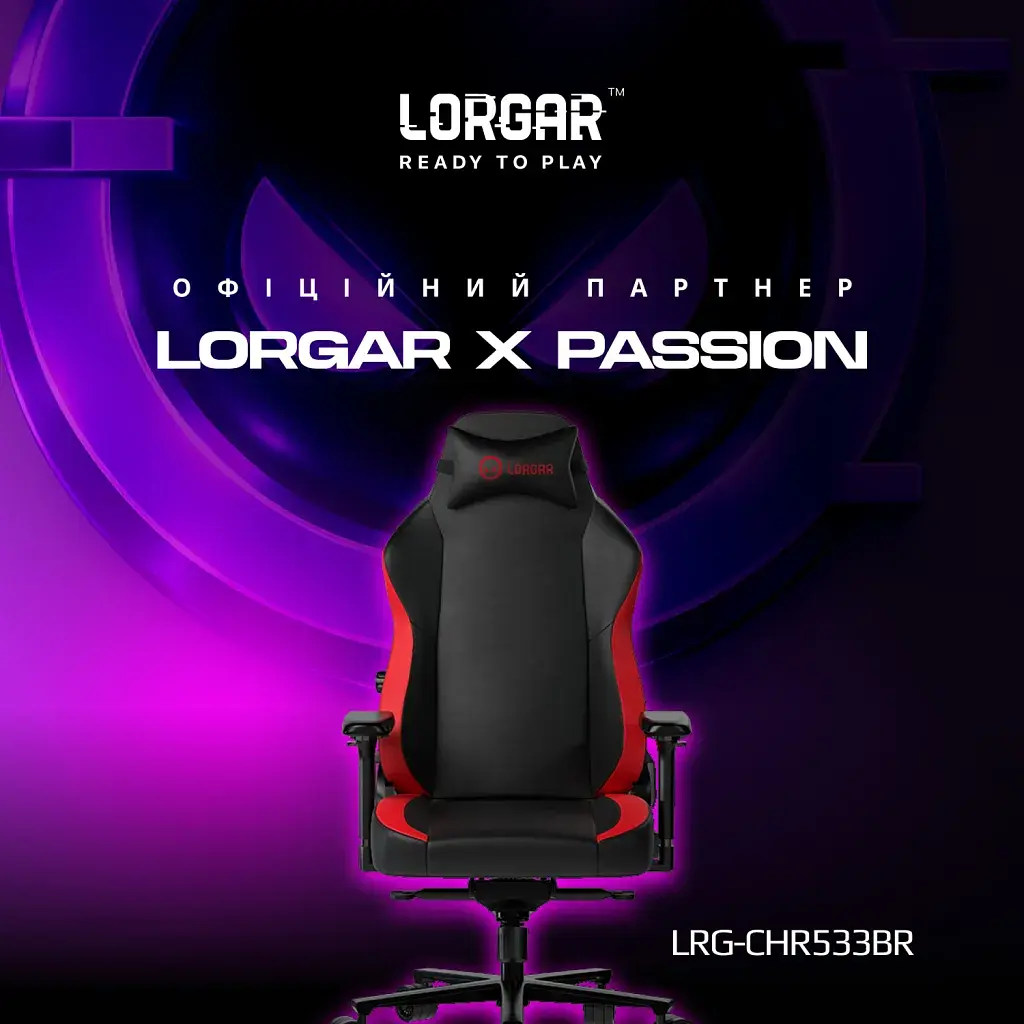 Крісло ігрове Lorgar Embrace 533 Black/Red (LRG-CHR533BR) - фото 2