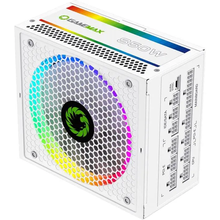 Блок питания GameMax 850W 80 Gold (RGB850 PRO WH) - фото 4