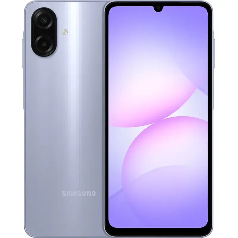 Смартфон Samsung A07 4/128GB Light Violet (SM-A075FLVGSEK)