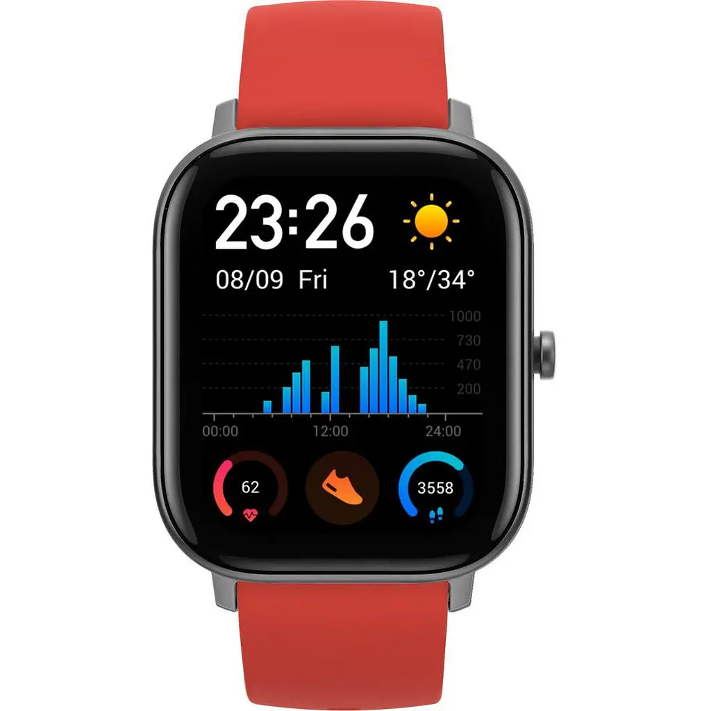 Розумний годинник Amazfit GTS Vermillion помаранчевий - фото 2