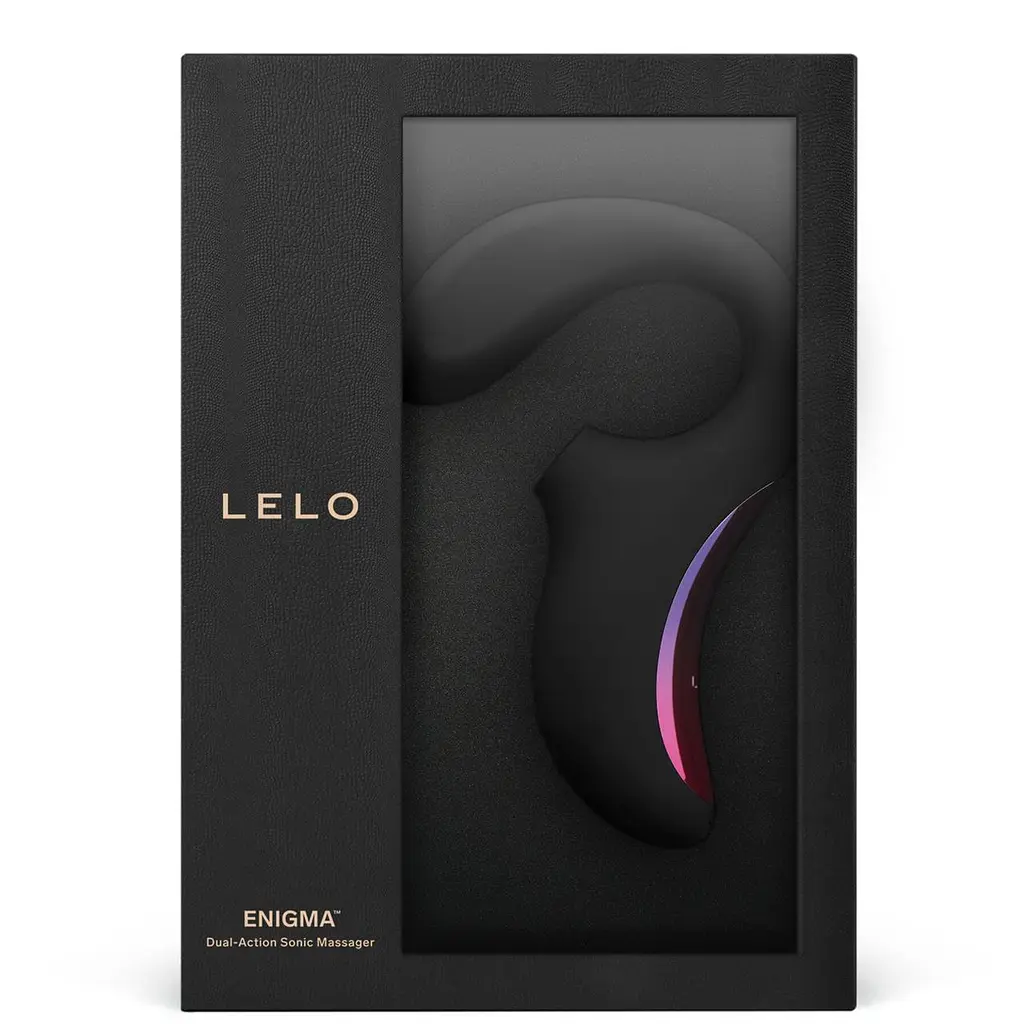 Кліторально-вагінальний звуковий стимулятор Lelo Enigma Black - фото 8