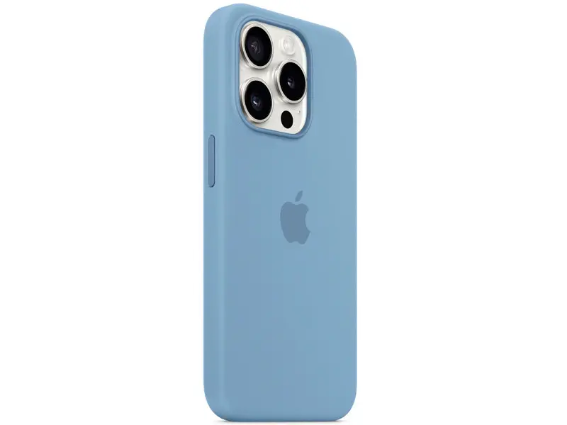 Чохол для смартфона Apple iPhone 15 Pro Silicone Case with MagSafe - Winter Blue (MT1L3) - фото 5