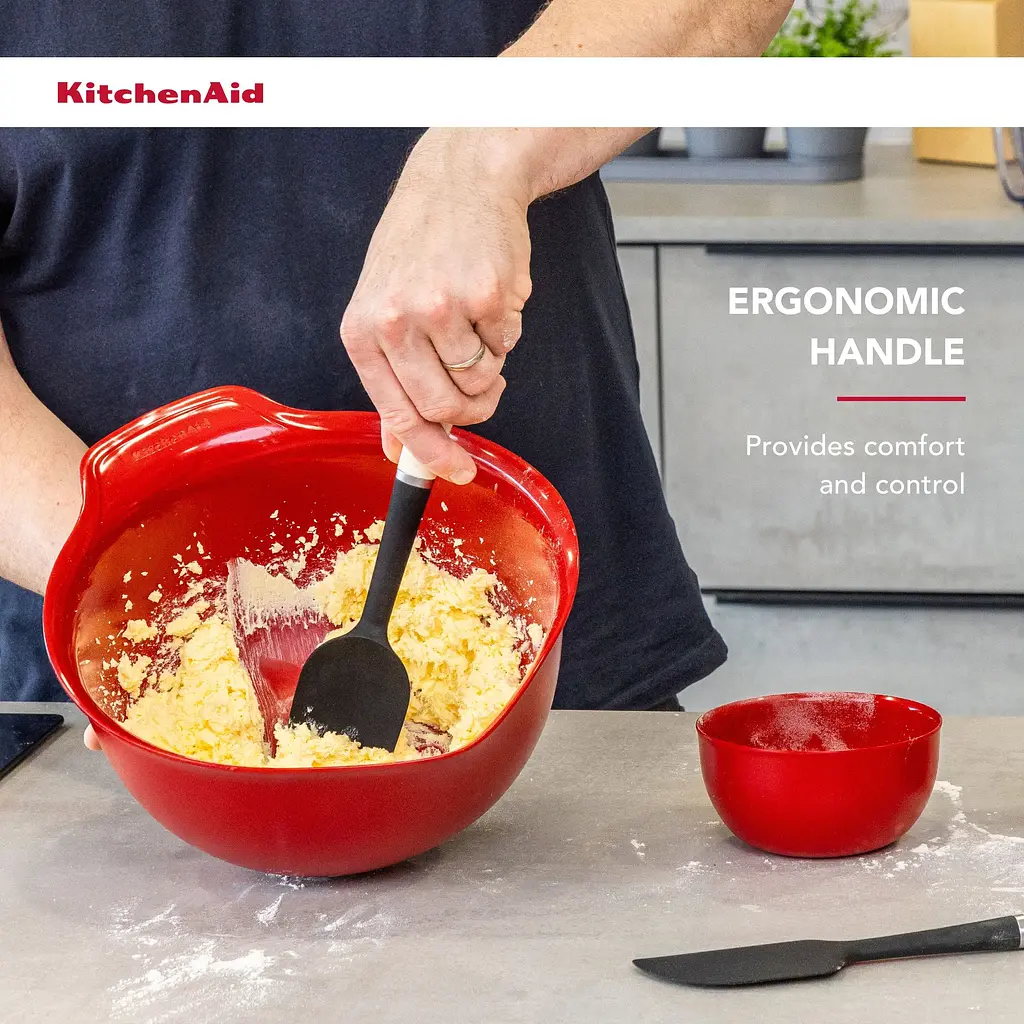 Набор лопаток для теста KitchenAid Coreline красный 2 предмета (KQG437OHERE) - фото 7