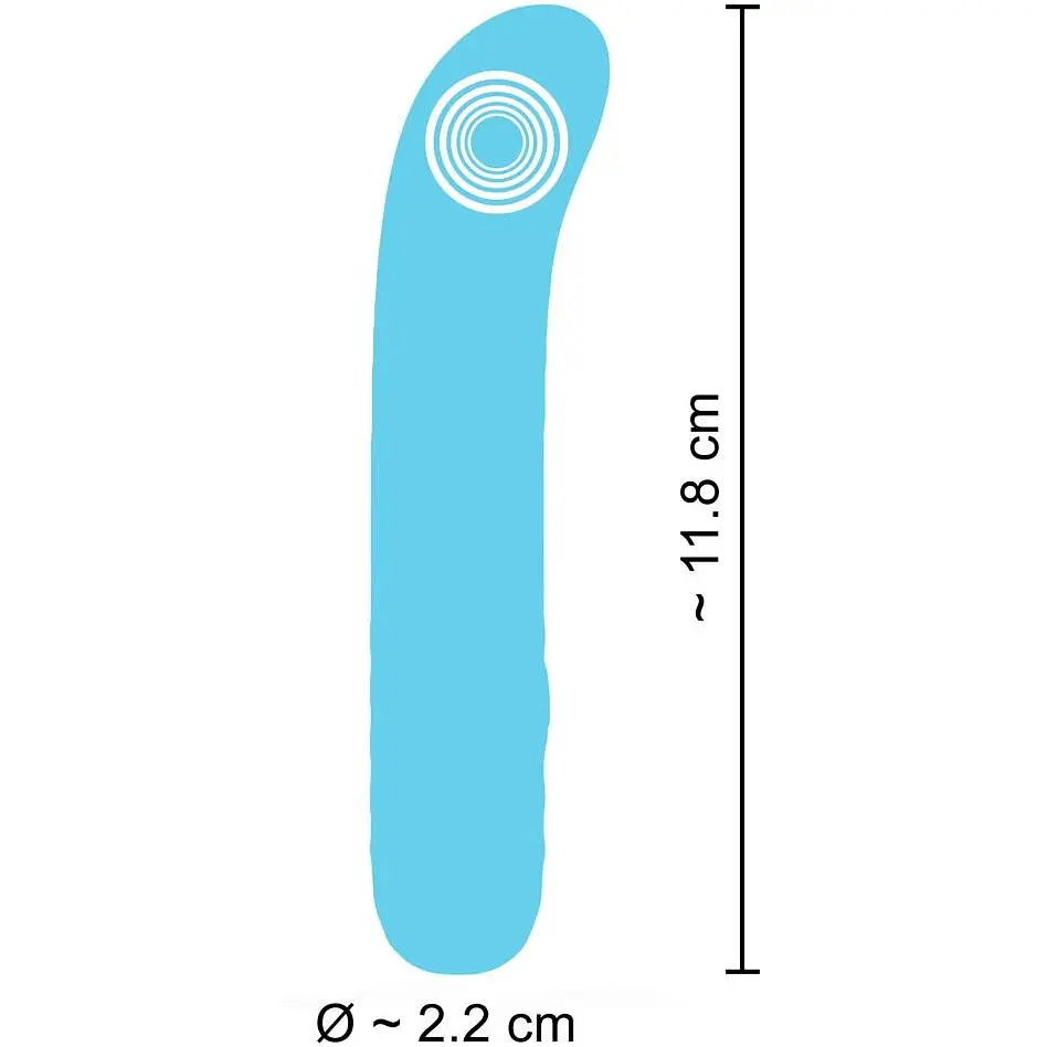 Мінівібратор Cuties Mini Vibrator Blue - фото 4
