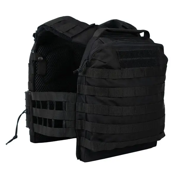 Плитоноска M3 Pro (XL 27×33 см) (Чорний) із системою швидкого скидання - фото 5