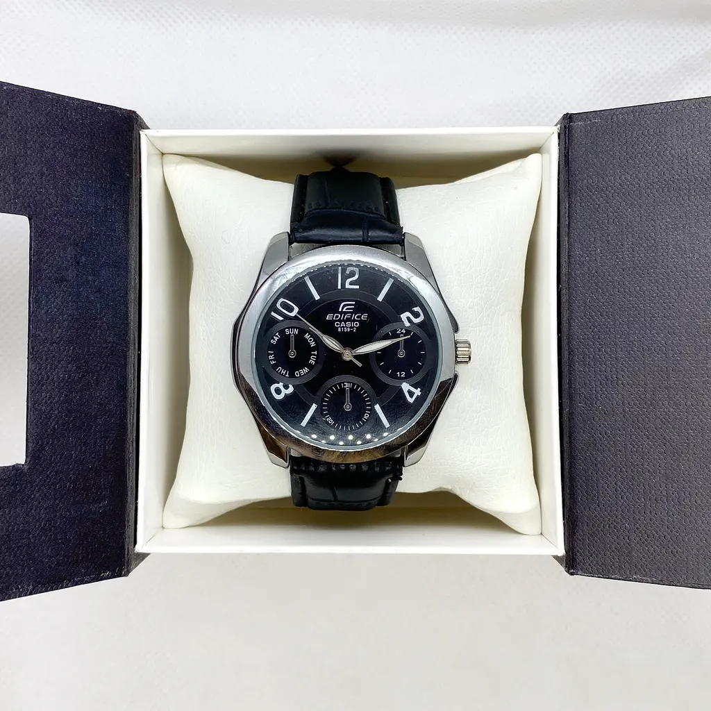 Наручний годинник чоловічий Clockhouse Edifice 8159G Сріблястий (IBW889SB) - фото 6