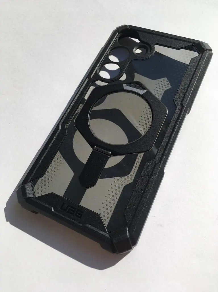 Оригінальний протиударний чохол для Samsung Galaxy S25 Plus UAG Plasma XTE MagSafe Black (S936) 214468114097 з підставкою - фото 8