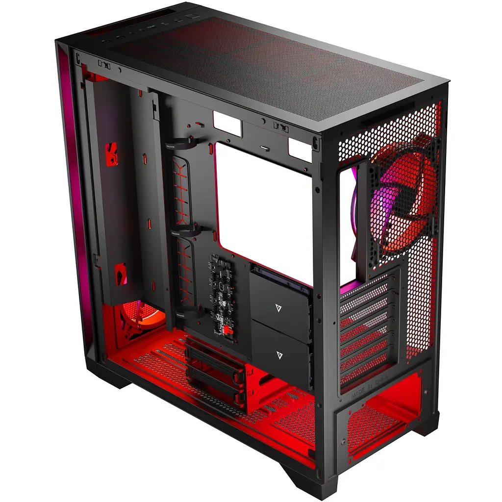 Корпус Modecom VOLCANO EXPANSE S ARGB 4x140mm fans MIDI USB 3.0x2+TYPE-C ЧОРНИЙ без Блок живлення ATX - фото 6