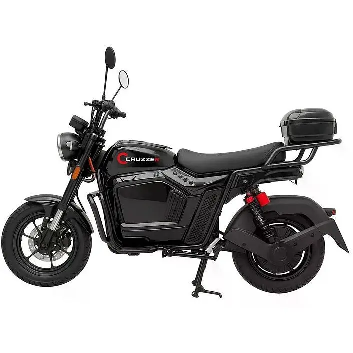 Электроскутер Cruzzer 2500 (2500W, 60V, 30Ah) литий-ионный аккумулятор черный - фото 3
