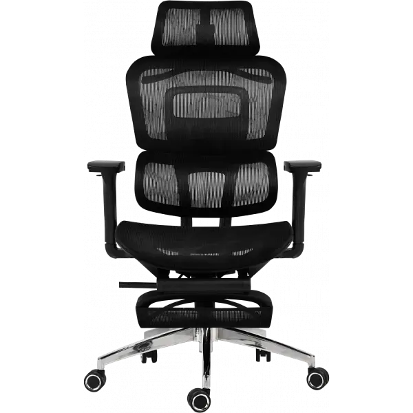 Офісне ергономічне крісло GT Racer B-583 Black - фото 3