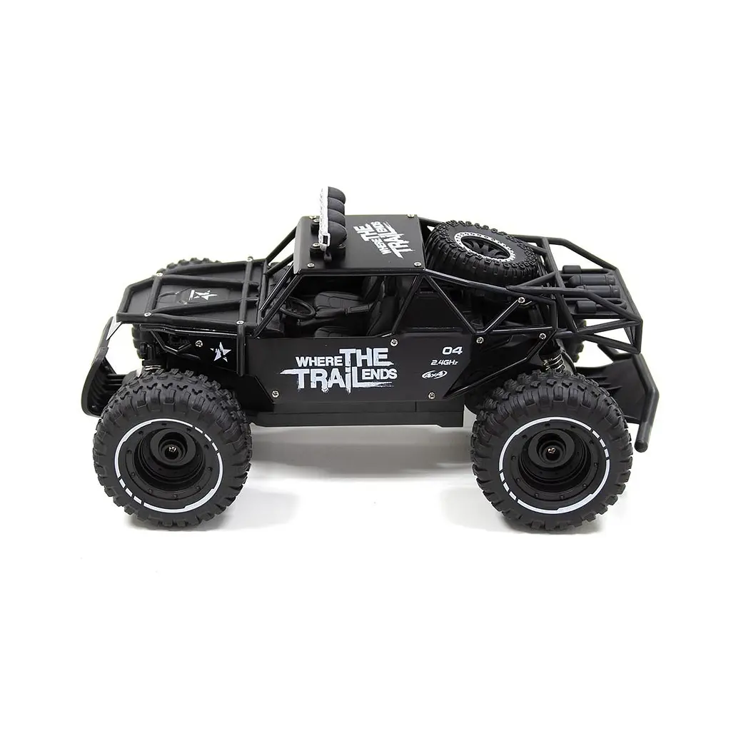 Автомобіль OFF-ROAD CRAWLER з р/к - RACE (матовий чорний, метал. корпус, акум.6V, 1:14) Sulong Toys SL-309RHMBl - фото 6