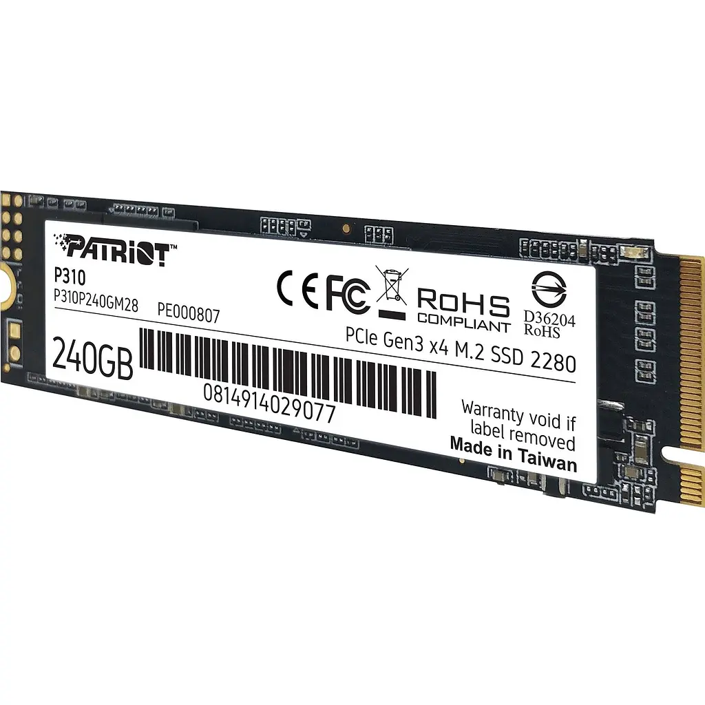 SSD накопичувач Patriot P310 240GB (P310P240GM28) [151757] - фото 4
