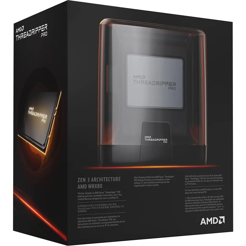 Процессор AMD Ryzen Threadripper PRO 5995WX WOF (100-100000444WOF) (Socket WRX8, 128T, 4.5 ГГц, Box) - фото 2