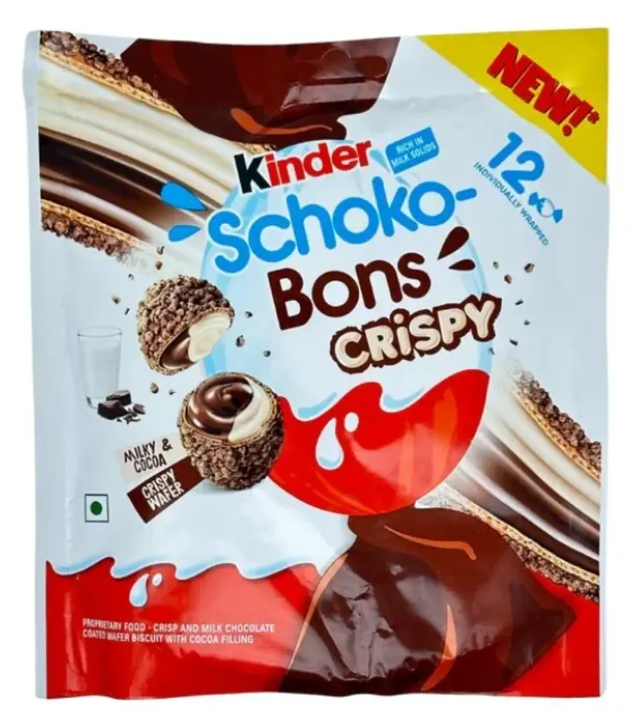 Цукерки Kinder Schoko-Bons Crispy 67г