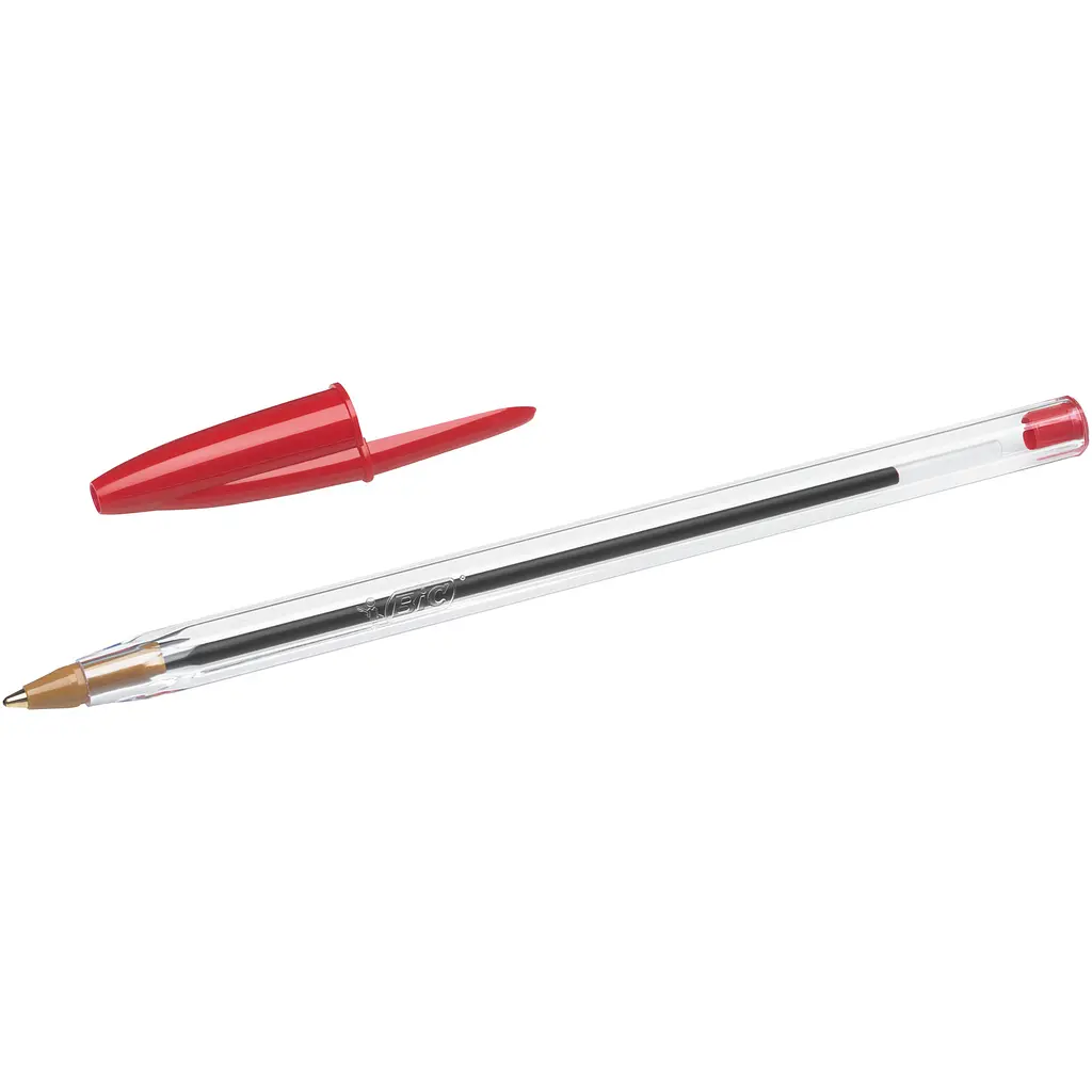 Ручка кулькова BIC Cristal Original, 0,32 мм, червоний, 50 шт. (847899) - фото 2