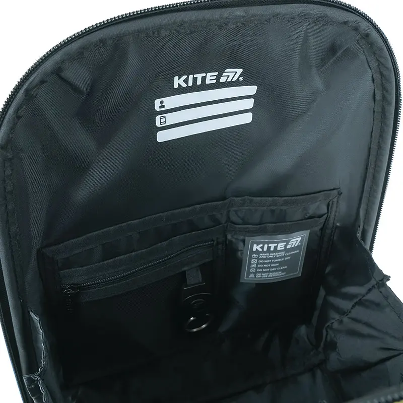 Рюкзак для початкової школи Kite Education каркасний 555 DC Чорний (DC26-555S) - фото 9