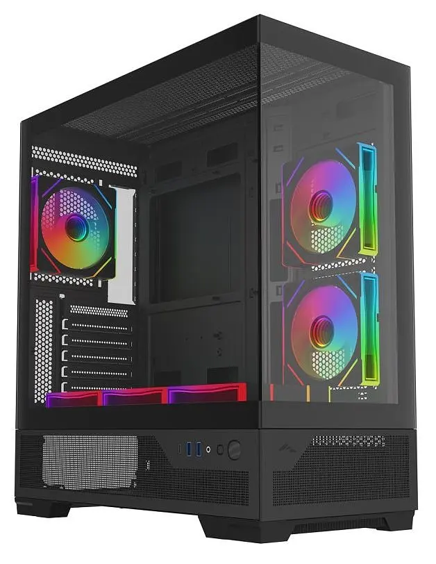 Корпус SAMA V43 без БЖ (V43-BKADA6X1-GL) Black