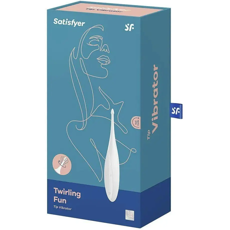 Вібратор для клітора Satisfyer Twirling Fun Білий - фото 5