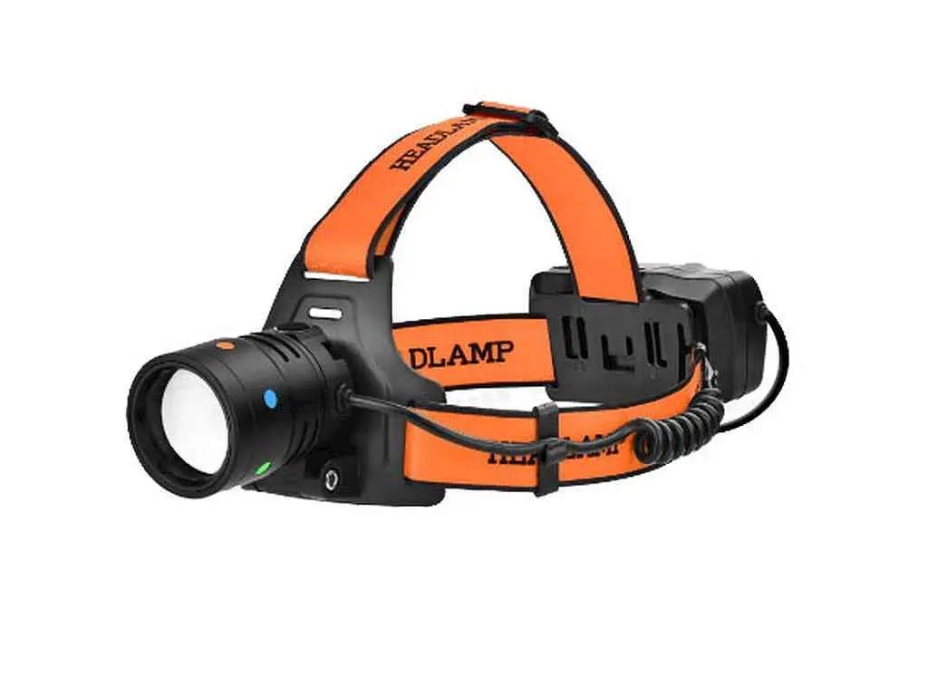 Ліхтар налобний X-BALOG 5000K АКБ 2*18650 NIGHT VISION FLUORESCENCE BL-T210-TG - фото 3