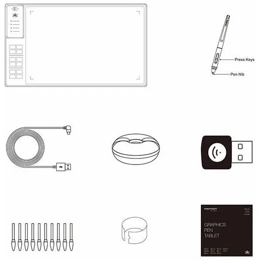 Графічний планшет Huion Giano WH1409 V2 [WH1409V2] [65905] - фото 9