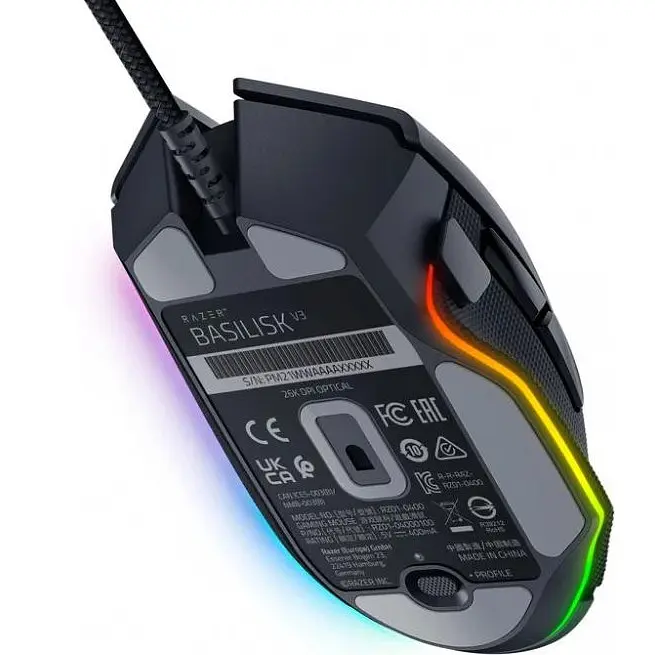 Мышь Razer Basilisk V3 USB Black (RZ01-04000100-R3M1) - фото 3