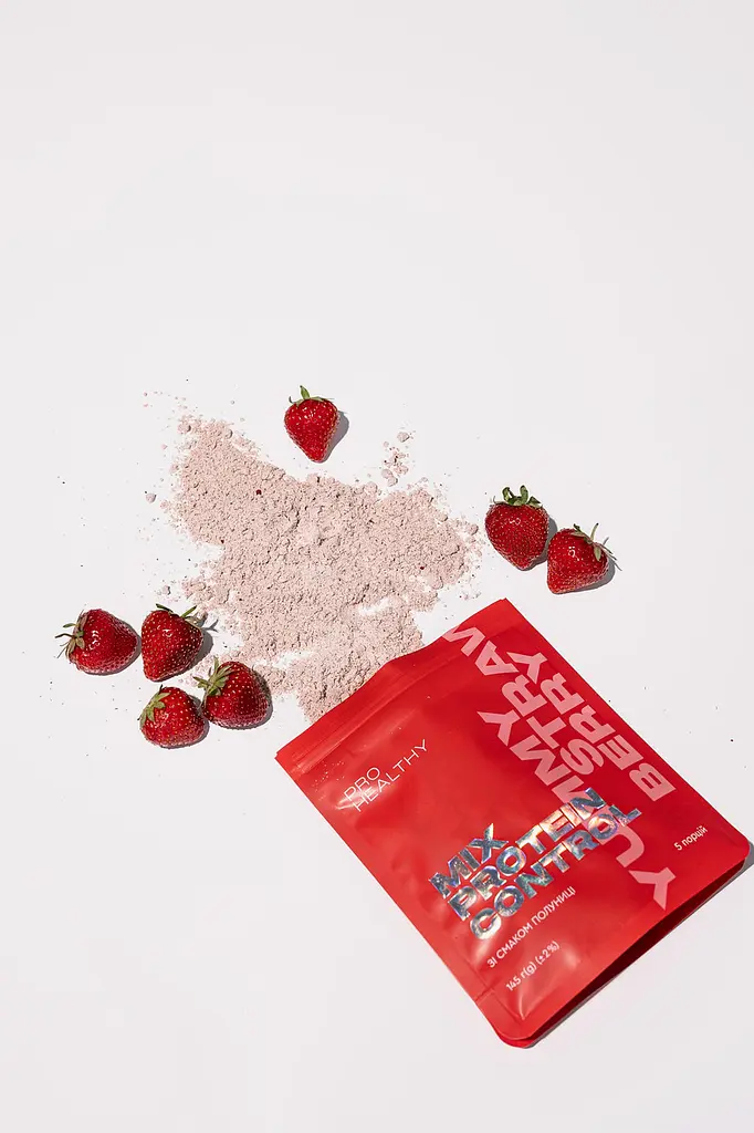 Низькокалорійний поживний коктейль Mix Protein control Yummу Strawberry 145 г Choice - фото 2