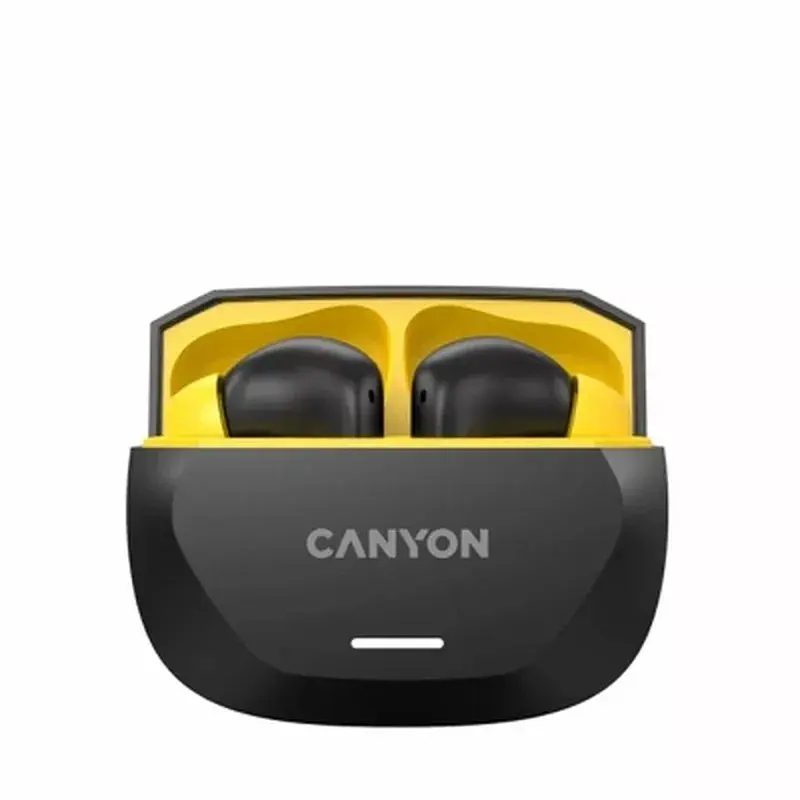 Навушники Canyon Hexagon 7 TWS ANC+ENC Wireless Charge Black/Yellow (CNS-TWS7BY) - фото 2