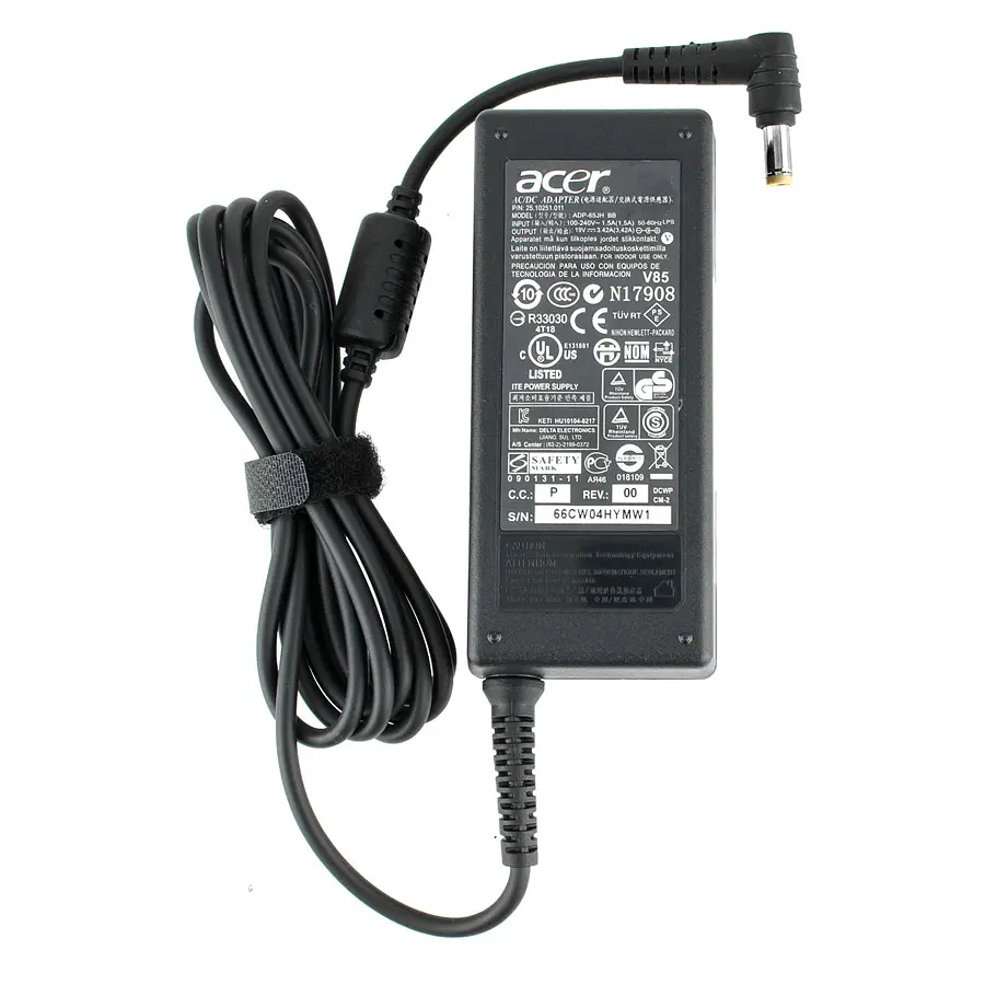 Блок живлення для ноутбука Acer 19V, 3.42A, 65W, 5.5x1.7мм, black (без кабеля !) - фото 3