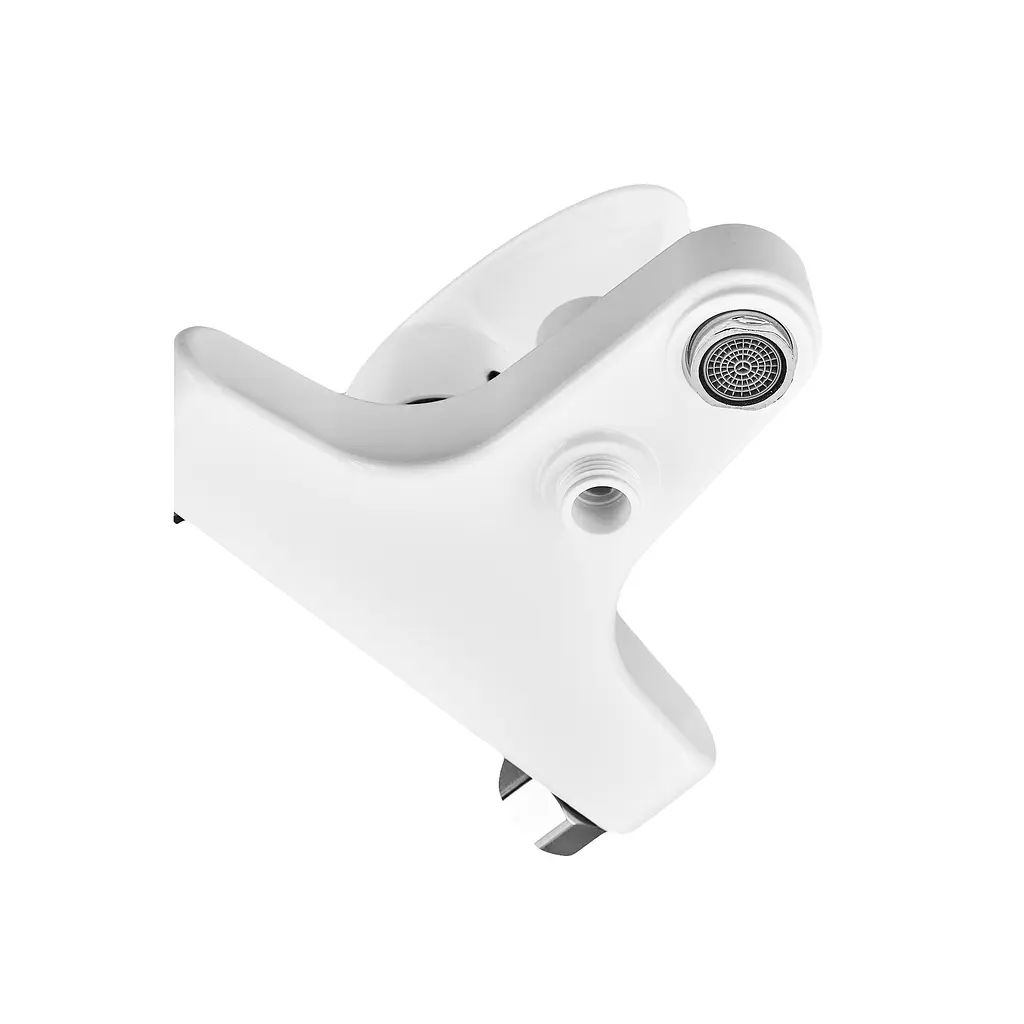 Смеситель для ванны Plamix Cezar-009 Euro SET white PM0692 Белый - фото 2