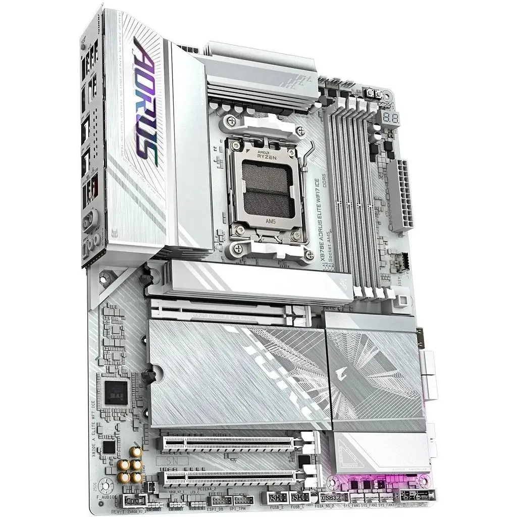 Материнська плата Gigabyte X870E Aorus Elite WiFi7 Ice Socket AM5 - фото 3