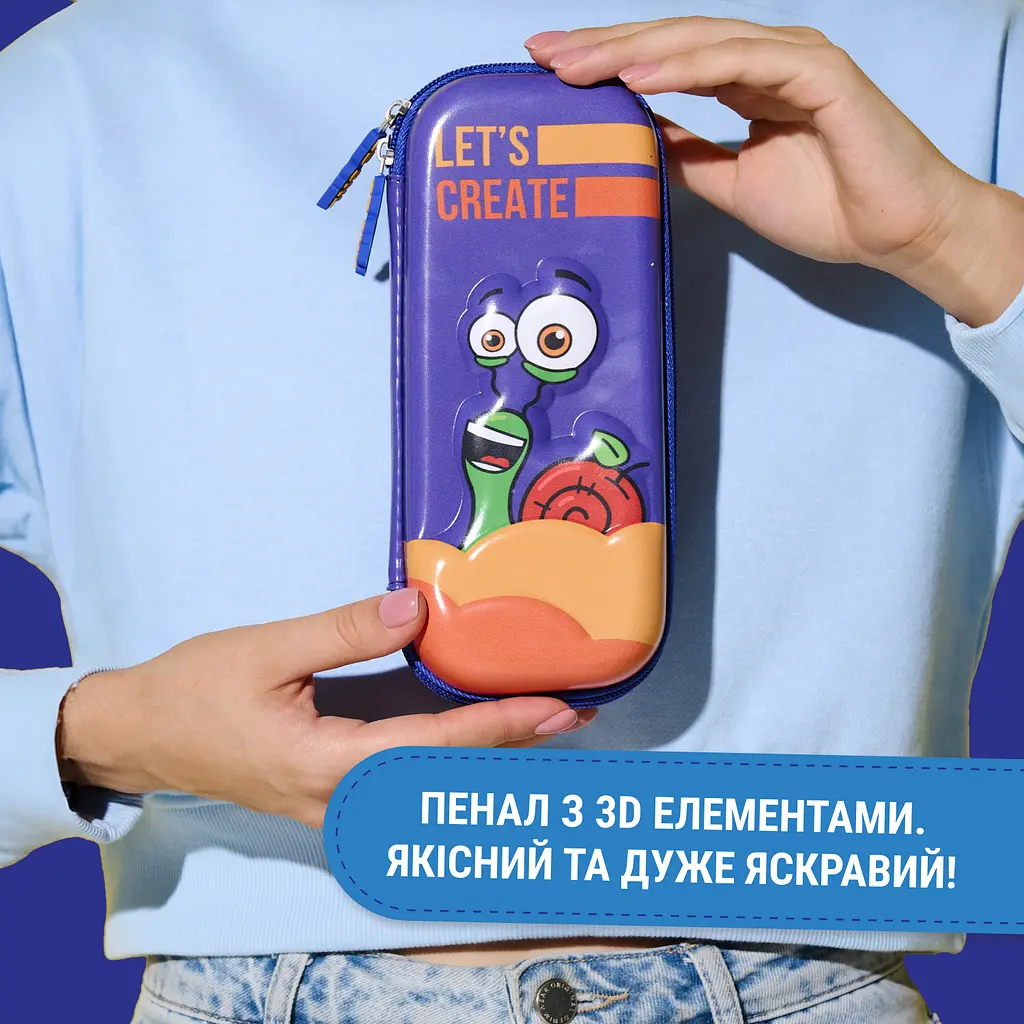 Пенал з 3D елементами BB SNL синій - фото 3