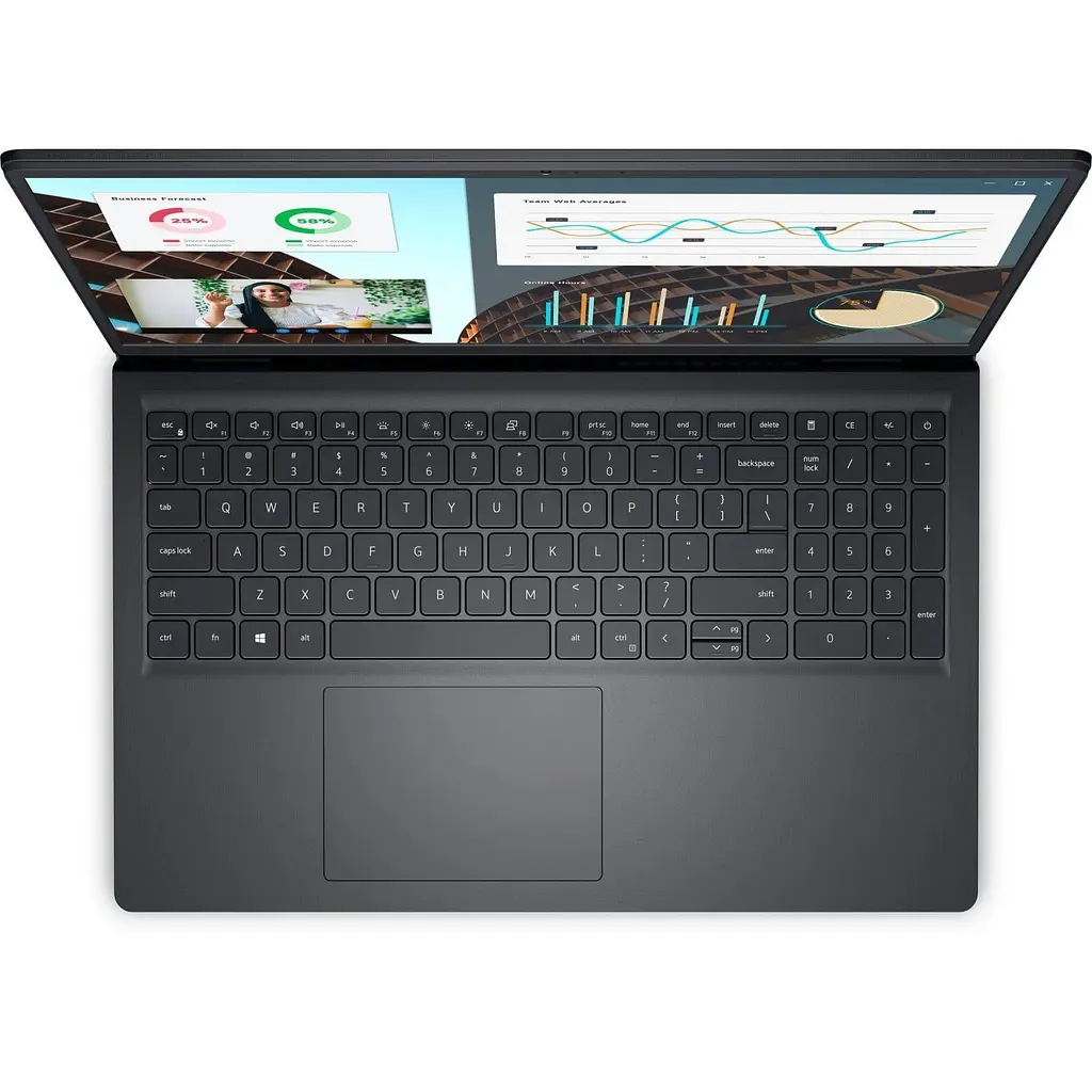 Ноутбук Dell 15.6 Vostro 3530 1920x1080 VA/Intel Core i3-1305U/8GB/512SSD/Intel UHD Graphics/DOS/Black (N1612PVNB3530EMEA02_UBU) - фото 4