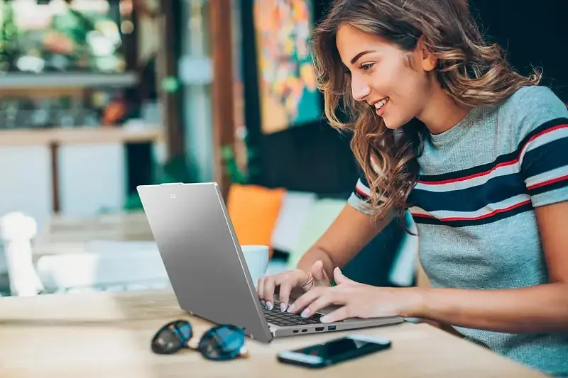 Ноутбук Acer Swift Go 14 SFG14-73T 14' WUXGA IPS Touch, Intel U7-155H, 32GB, F1TB, UMA, Win11, серебристый (NX.KSMEU.002) - фото 2