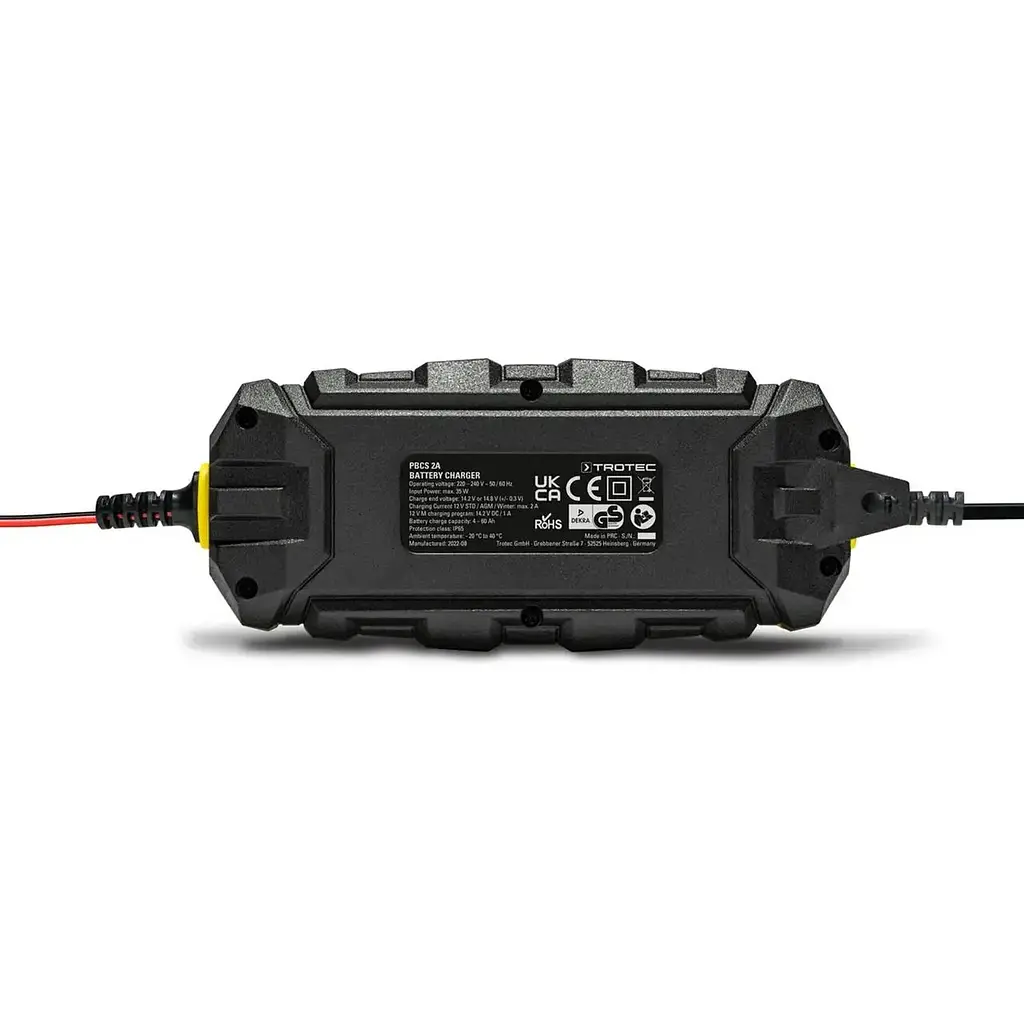 Портативное зарядное устройство для автомобильного аккумулятора Trotec PBCS 2A, 12V, 4-60Ah - фото 4