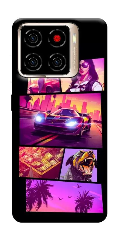 TPU чохол Demsky GTA vibes для ZTE Blade A56