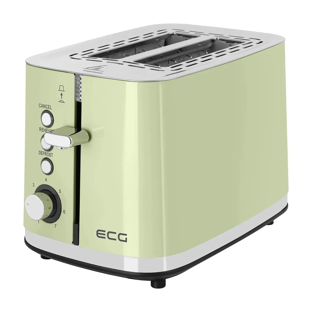 Тостер ECG ST 2766 Vintage Olive - фото 3