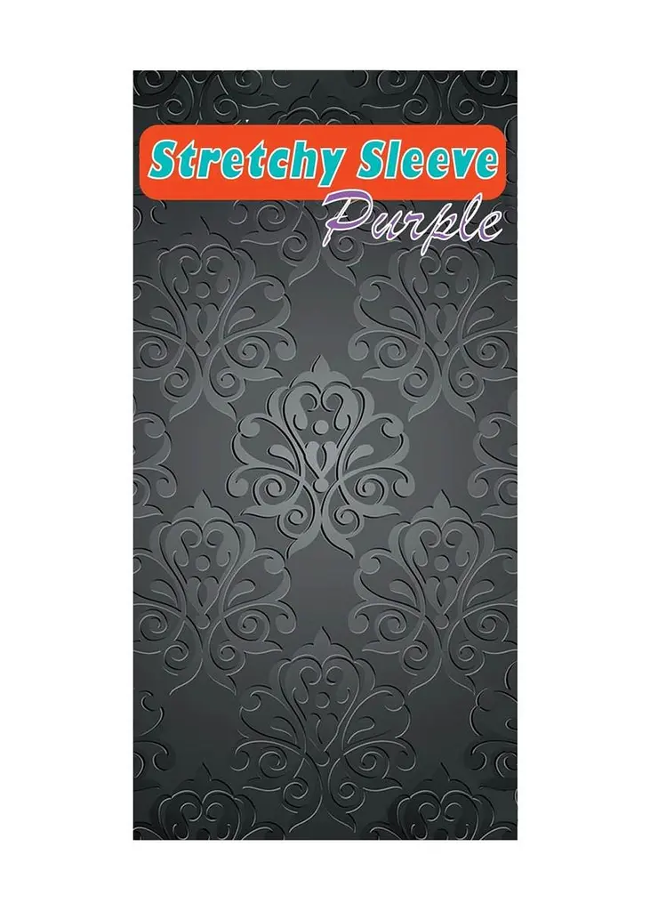 Насадка на пеніс Boss Series Stretchy Sleeve 7 см фіолетовий - фото 3