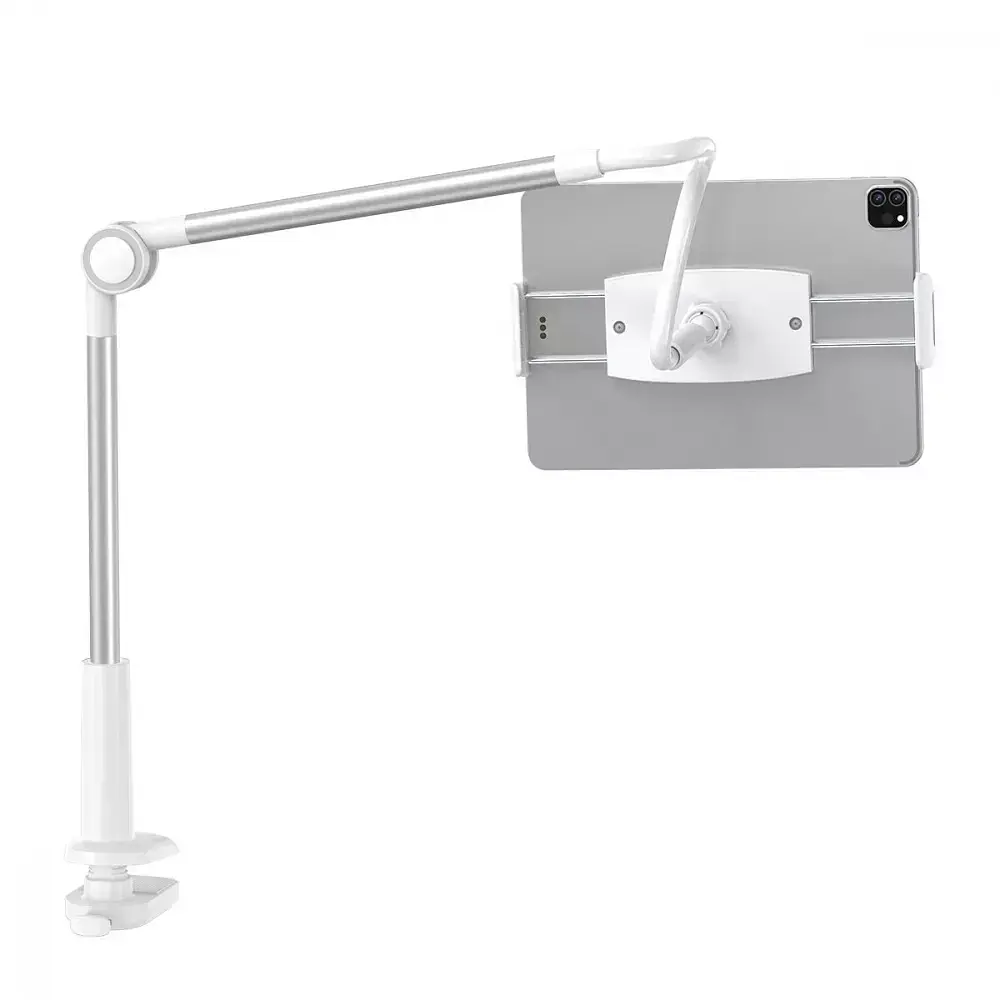 Тримач настільний для ґаджетів Baseus Otaku Life Rotary Adjustment Lazy Holder Pro for Phone Ipad LUZQ000012 Silver - фото 2