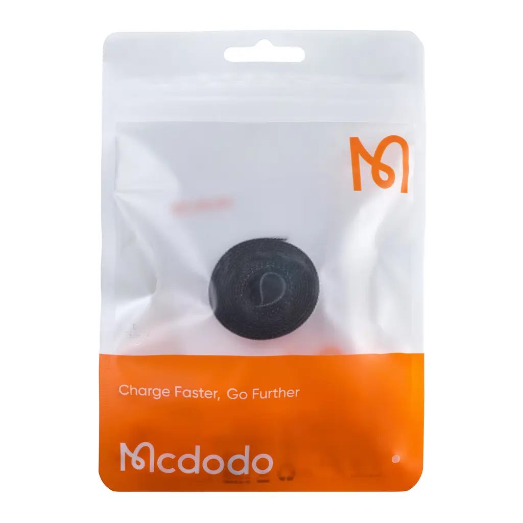 Органайзер проводів McDodo Velcro Ctraps for Cable 3m VS-0961 Black - фото 2