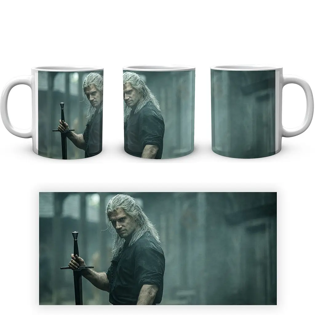 Кухоль GeekLand The Witcher Відьмак Геральт TW 002.004 330 мл білий - фото 4