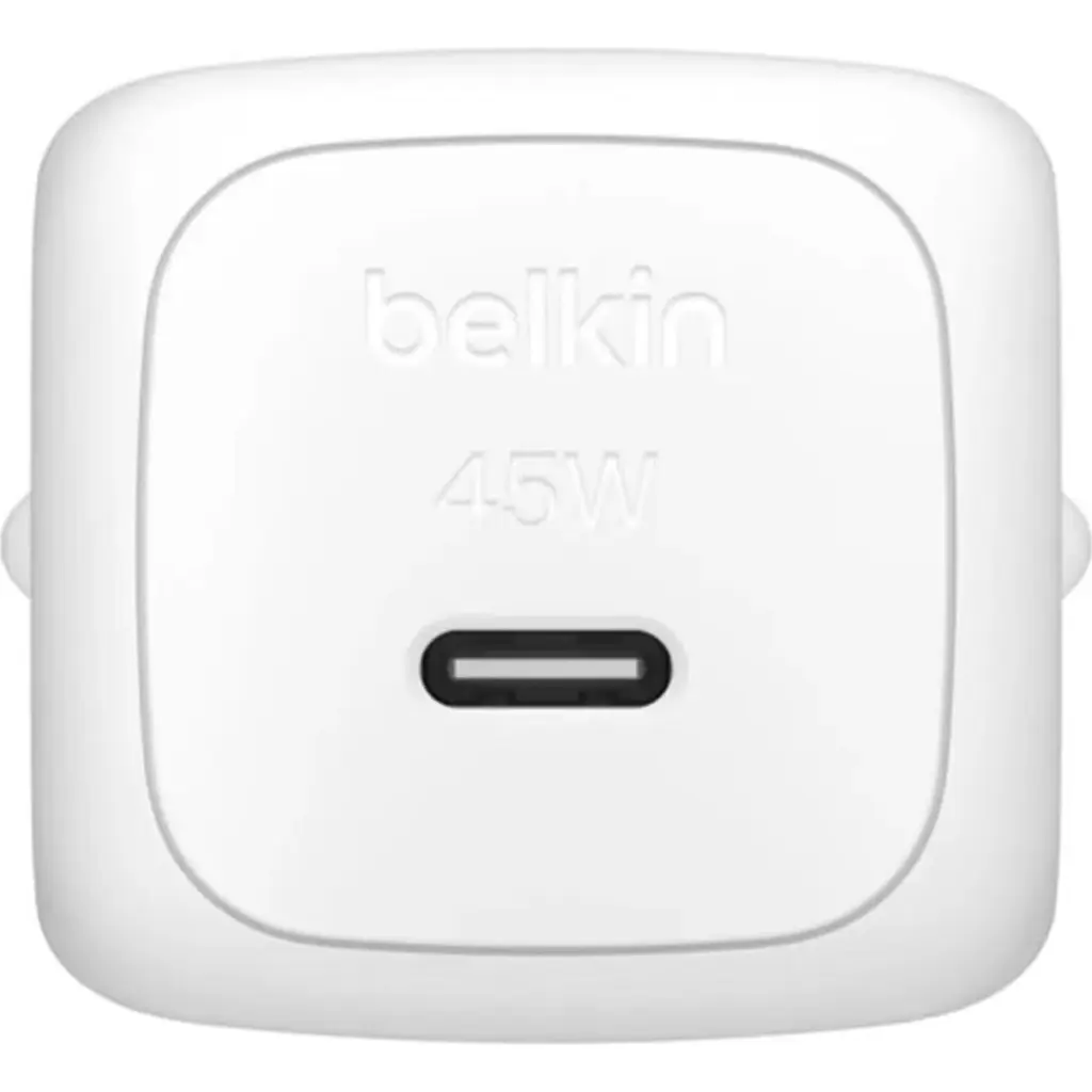 Мережевий зарядний пристрій Belkin BoostCharge Compact USB-C PD 45W White (WCA013KQWH) [158900] - фото 2