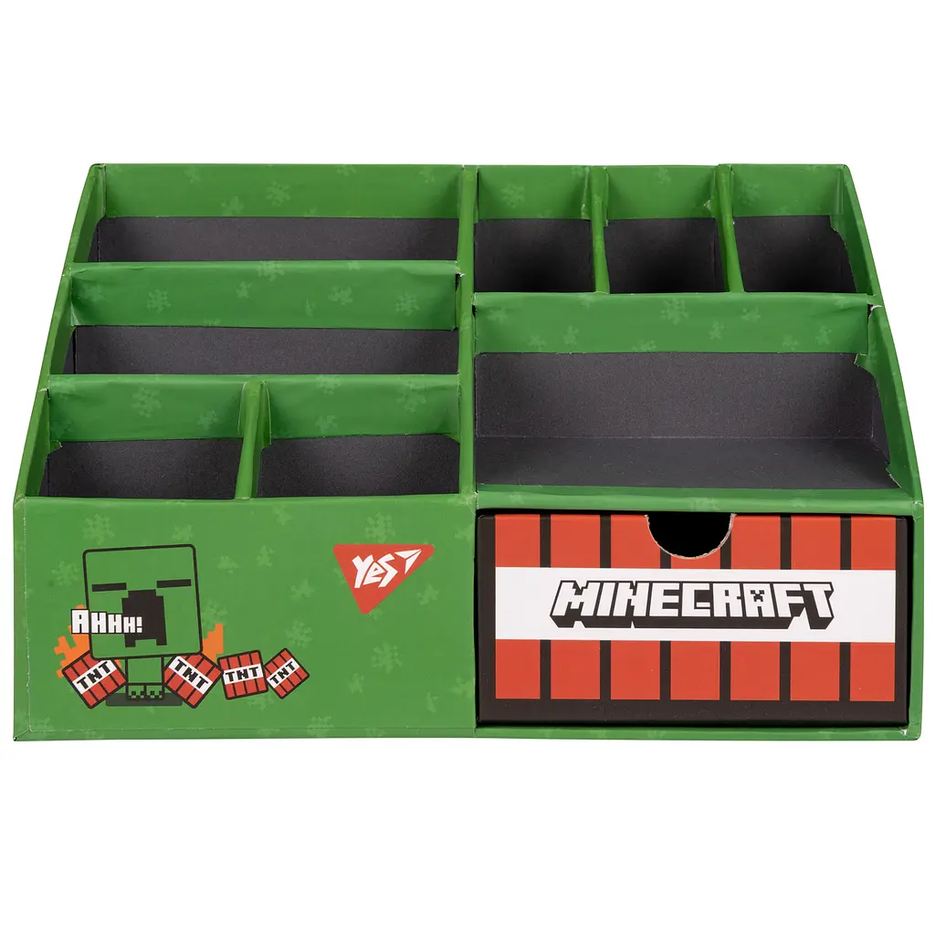 Органайзер настільний YES Minecraft 8 відділень картон (708221) - фото 2